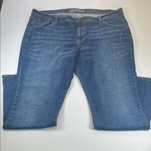 Old Navy Sweetheart Wide Leg Blue Jeans Sz 20